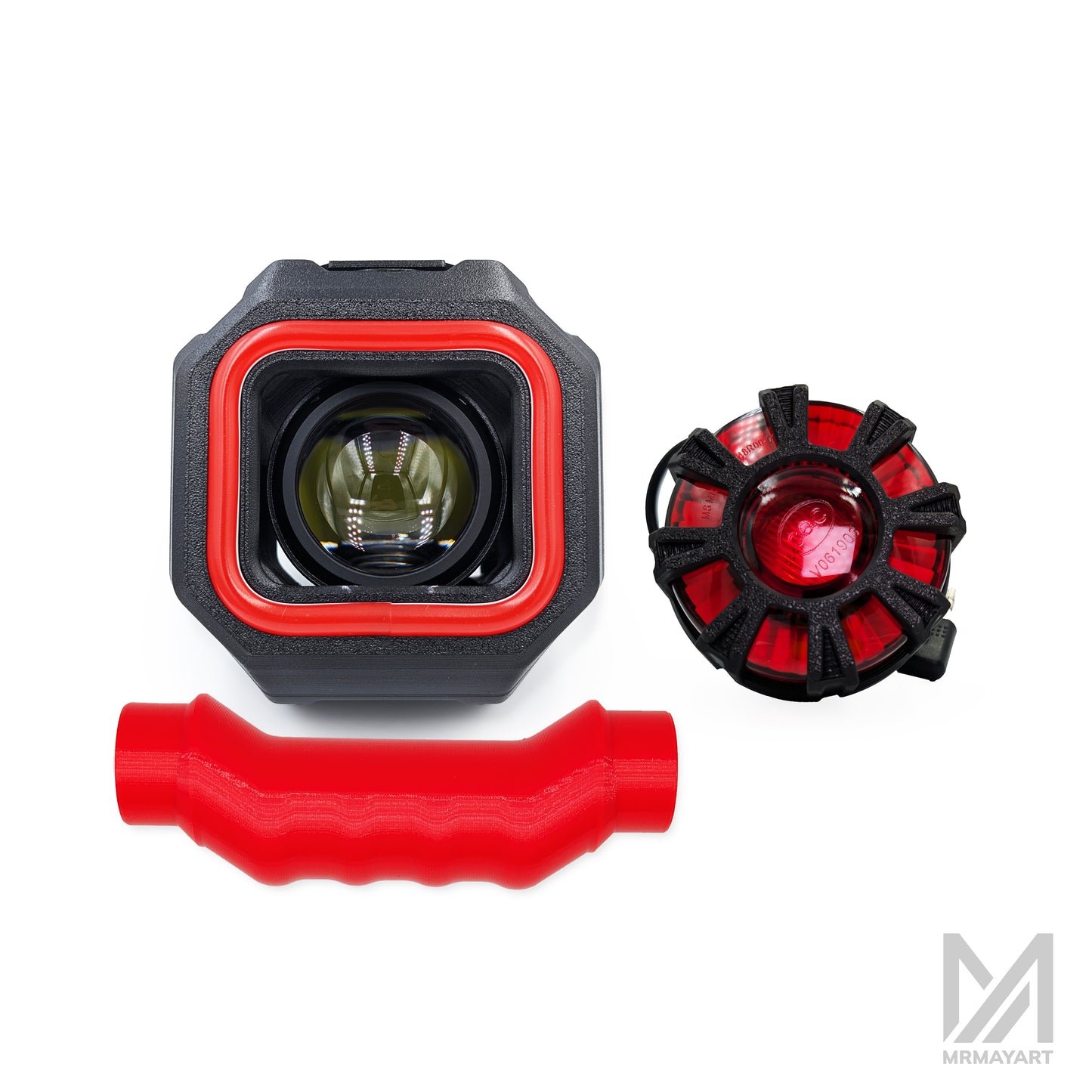 Veteran Lynx/Sherman-L lights: Pro Neon Red bundle