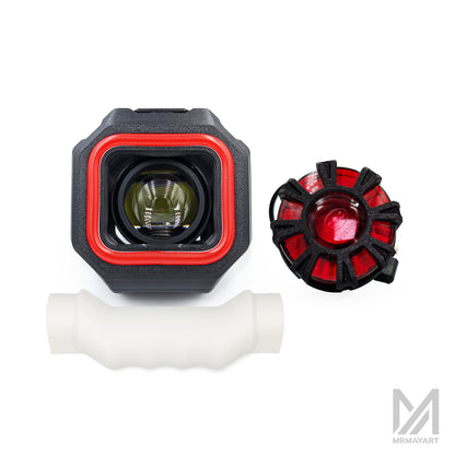 Veteran Lynx/Sherman-L lights: Pro Neon Red bundle